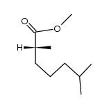 methyl (R)-2,6-dimethylheptanoate结构式
