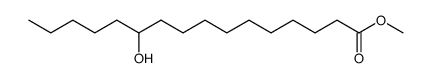 11-Hydroxyhexadecanoic acid methyl ester Structure