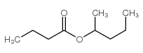 丁酸2-戊酯结构式