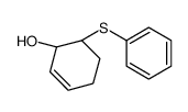 (1R,6R)-6-phenylsulfanylcyclohex-2-en-1-ol结构式