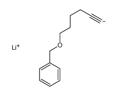 lithium,hex-5-ynoxymethylbenzene Structure