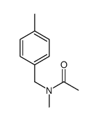 N-methyl-N-[(4-methylphenyl)methyl]acetamide结构式