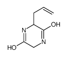 2,5-Piperazinedione,3-(2-propenyl)- (9CI) Structure