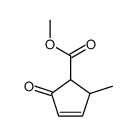 3-Cyclopentene-1-carboxylic acid, 2-methyl-5-oxo-, methyl ester (9CI)结构式