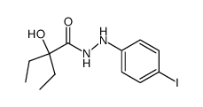 2-Ethyl-2-hydroxy-butyric acid N'-(4-iodo-phenyl)-hydrazide Structure
