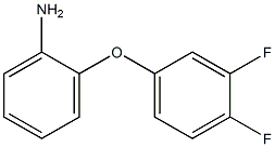 2-(3,4-二氟苯氧基)苯胺结构式