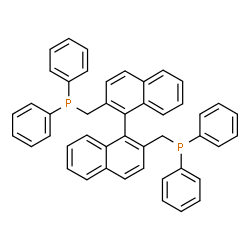 [aS,(-)]-2,2'-Bis[(diphenylphosphino)methyl]-1,1'-binaphthalene structure