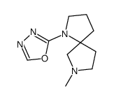 2-(7-methyl-1,7-diazaspiro[4.4]nonan-1-yl)-1,3,4-oxadiazole Structure