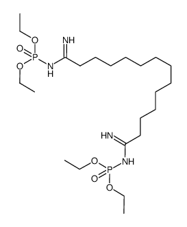 diethyl [1,12-bis(amidinyl)dodecane]-1,12-bis-N,N'-phosphonate Structure