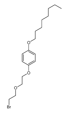 1-[2-(2-bromoethoxy)ethoxy]-4-octoxybenzene结构式