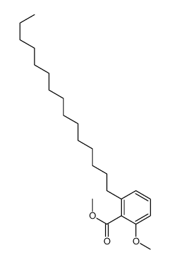 methyl 2-methoxy-6-pentadecylbenzoate结构式