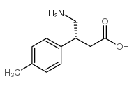 (R)-4-氨基-3-对甲苯基丁酸结构式