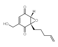 7-Oxabicyclo[4.1.0]hept-3-ene-2,5-dione,3-(hydroxymethyl)-4-(1E)-1-pentenyl-,(1S,6R)-(9CI) Structure