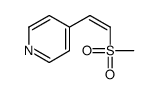 4-(2-methylsulfonylethenyl)pyridine结构式