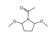 N-acetyl-2,5-dimethoxypyrrolidine结构式