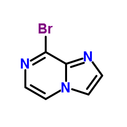 8-溴咪唑并[1,2-A]吡嗪结构式