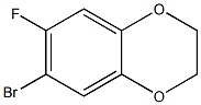 6-Bromo-7-fluoro-2,3-dihydro-1,4-benzodioxin structure