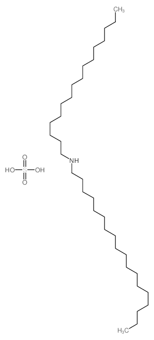 N-hexadecyloctadecan-1-amine; sulfuric acid结构式