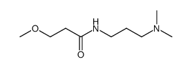 N-(3-dimethylaminopropyl)-3-methoxypropionamide结构式