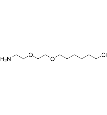 NH2-PEG2-C6-Cl结构式