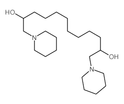1,12-bis(1-piperidyl)dodecane-2,11-diol Structure