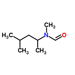 Formamide, N-1,3-dimethylbutyl-N-methyl- (5CI) Structure