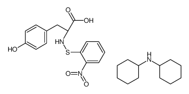 N-O-NITROPHENYLSULFENYL-L-TYROSINE DI(CYCLOHEXYL)AMMONIUM SALT结构式