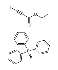 ethyl 3-iodopropiolate compound with triphenylphosphine sulfide (1:1) Structure