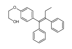 2-[4-[(Z)-1,2-diphenylbut-1-enyl]phenoxy]ethanol Structure