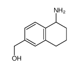 (5-氨基-5,6,7,8-四氢萘-2-基)甲醇结构式