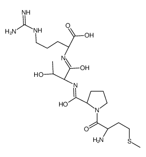 (2S)-2-[[(2S,3R)-2-[[(2S)-1-[(2S)-2-amino-4-methylsulfanylbutanoyl]pyrrolidine-2-carbonyl]amino]-3-hydroxybutanoyl]amino]-5-(diaminomethylideneamino)pentanoic acid Structure