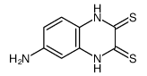 6-amino-1,4-dihydroquinoxaline-2,3-dithione结构式