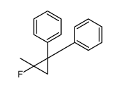 (2-fluoro-2-methyl-1-phenylcyclopropyl)benzene结构式