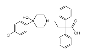 4-[4-(4-氯苯基)-4-羟基哌啶-1-基]-2,2-二苯基-丁酸结构式