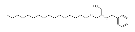 (S)-2-benzyloxy-3-hexadecyloxy-propan-1-ol Structure