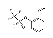 trifuoro-methanesulfonic acid 2-formyl-phenyl ester结构式