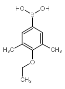 4-乙氧基-3,5-二甲基苯硼酸结构式