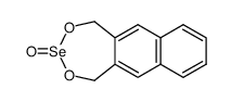 1,5-dihydro-naphtho[2,3-e][1,3,2]dioxaselenepin-3-oxide结构式
