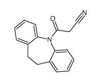 3-(10,11-dihydro-dibenzo[b,f]azepin-5-yl)-3-oxo-propionitrile结构式