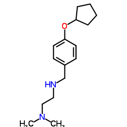 N'-[4-(Cyclopentyloxy)benzyl]-N,N-dimethyl-1,2-ethanediamine结构式