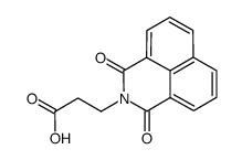 3-N-(1',8'-naphthalimido)propionic acid结构式
