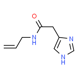 1H-Imidazole-5-acetamide,N-2-propen-1-yl- Structure