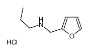 furan-2-ylmethyl(propyl)azanium,chloride结构式