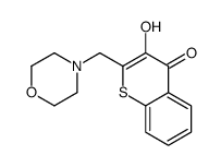 3-hydroxy-2-(morpholin-4-ylmethyl)thiochromen-4-one Structure