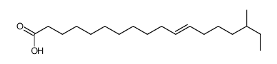16-methyloctadec-11-enoic acid结构式
