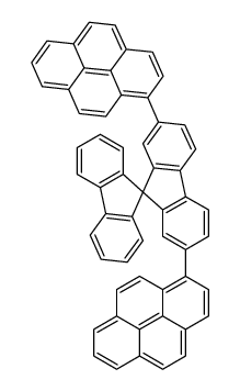2,7-二(1-芘基)-9,9'-螺二[9H-芴]结构式