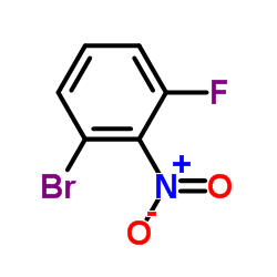 2-Bromo-6-fluoronitrobenzene Structure