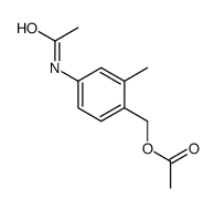 (4-acetamido-2-methylphenyl)methyl acetate结构式