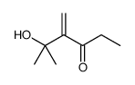 5-hydroxy-5-methyl-4-methylidenehexan-3-one Structure