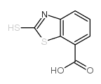 2,3-二氢-2-硫氧代-7-苯并噻唑羧酸结构式